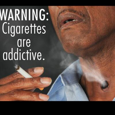 Schock-Fotos gegen das Rauchen