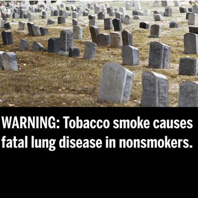 Schock-Fotos gegen das Rauchen