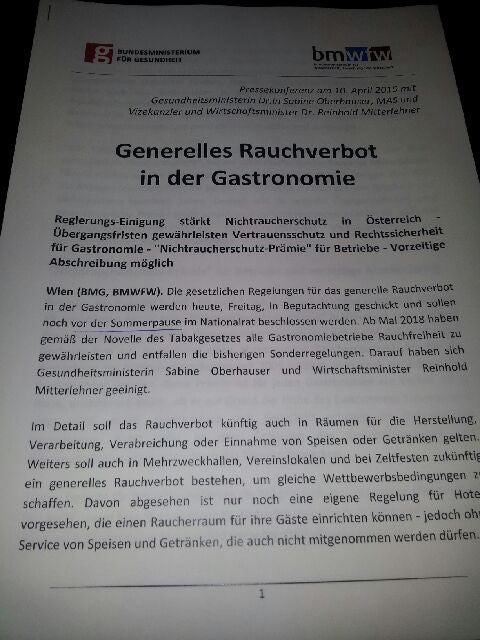 Regierung präsentiert Raucher-Gesetz