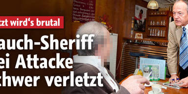 Rauchsheriff nach Attacke schwer verletzt