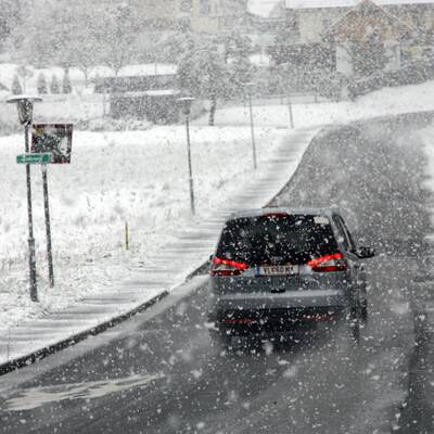 So winterlich ist es bei Velden