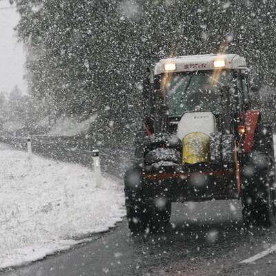 So winterlich ist es bei Velden