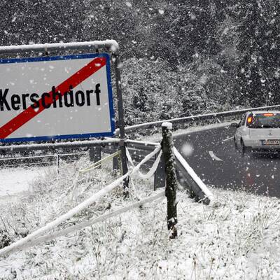 So winterlich ist es bei Velden