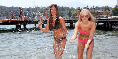 1 Million stürmte die Bäder