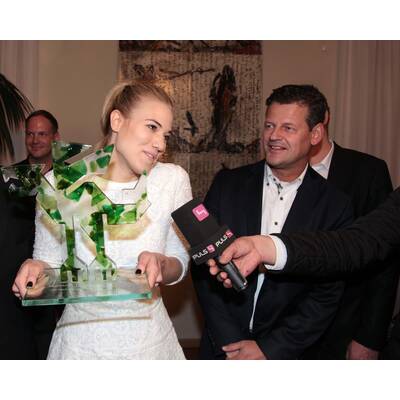 Larissas Empfang im Rathaus