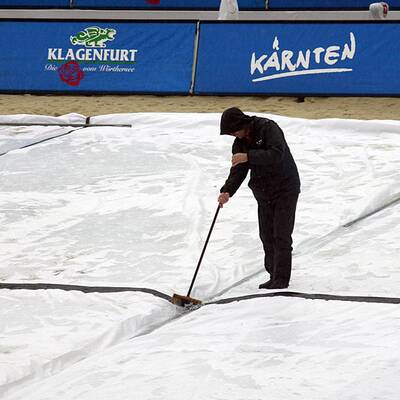 Klagenfurter Volleyball-Event fällt ins Wasser