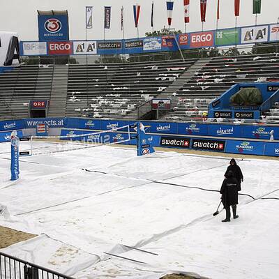 Klagenfurter Volleyball-Event fällt ins Wasser