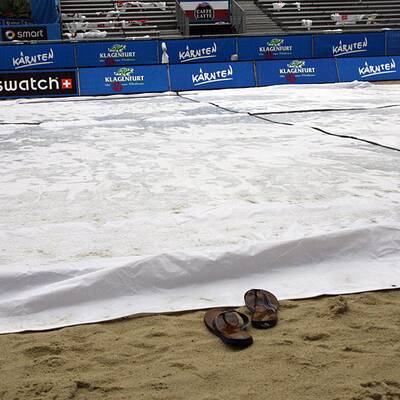 Klagenfurter Volleyball-Event fällt ins Wasser