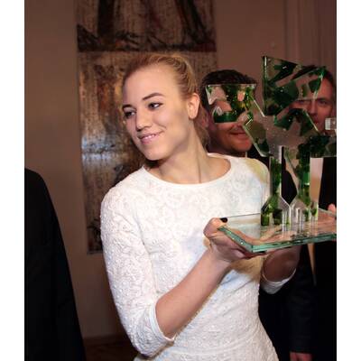 Larissas Empfang im Rathaus