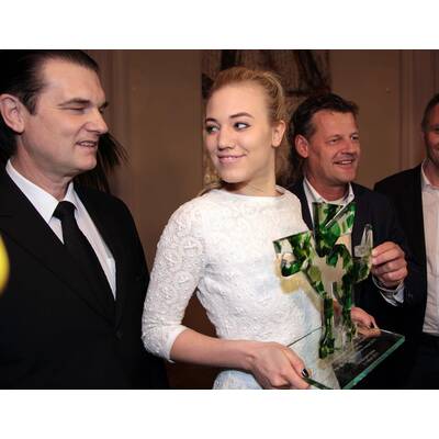 Larissas Empfang im Rathaus