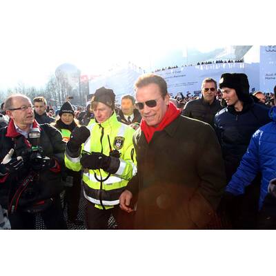 Kitzbühel im Arnie-Fieber