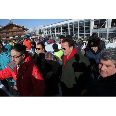 Kitzbühel im Arnie-Fieber