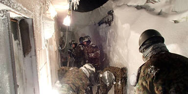 Norden Japans versinkt im Schnee