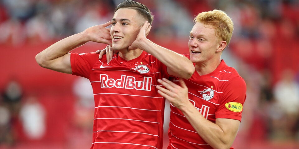 Luka Sucic mit Nicolas Seiwald