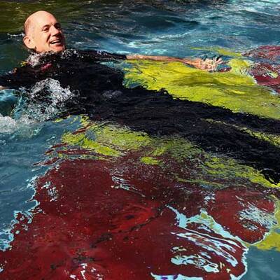 F1-Bullen feierten im Pool