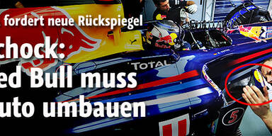 Neue Rückspiegel für F1-Boliden