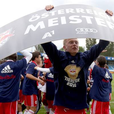 So feierten Bullen den Meistertitel