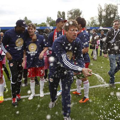 So feierten Bullen den Meistertitel