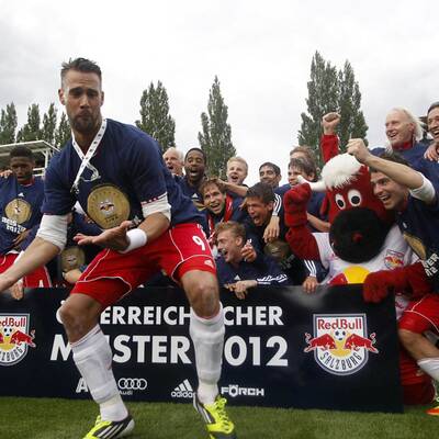 So feierten Bullen den Meistertitel