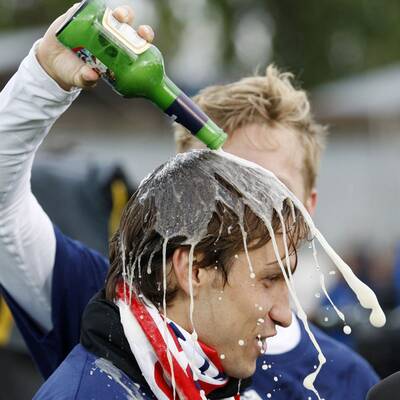 So feierten Bullen den Meistertitel