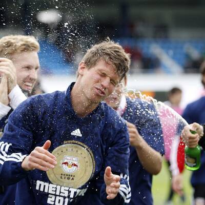 So feierten Bullen den Meistertitel