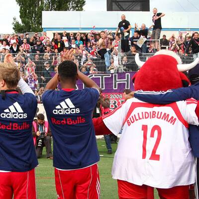 So feierten Bullen den Meistertitel