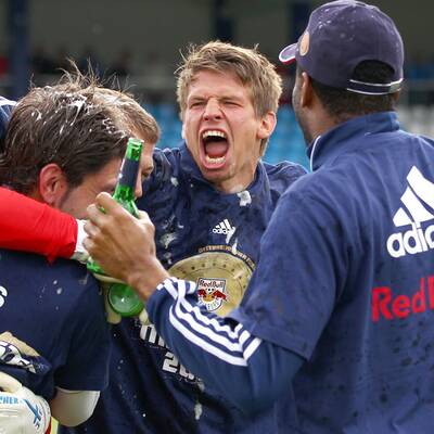 So feierten Bullen den Meistertitel