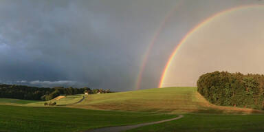 Regen und Gewitter - aber zwischendurch Sonne