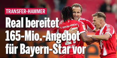 Real bereitet 165-Mio.-Angebot für Bayern-Star vor