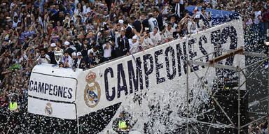 Real feiert Riesen-Party in Madrid