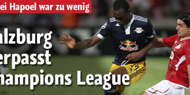 Red Bull verpasst Champions League