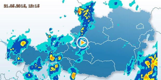 Unwetter-Warnung für das lange Wochenende