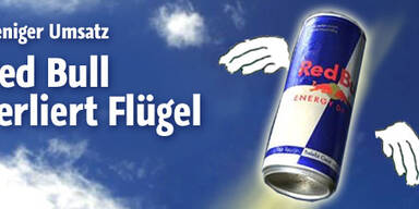 Umsatz-Minus: Red Bull verliert Flügel