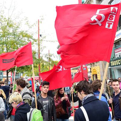 Großdemo für Flüchtlinge in Wien 