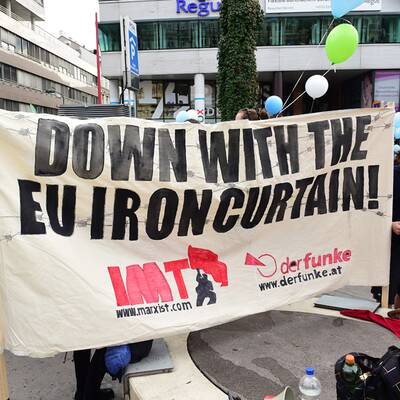 Großdemo für Flüchtlinge in Wien 