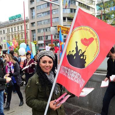 Großdemo für Flüchtlinge in Wien 