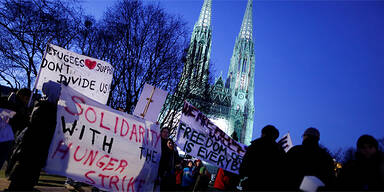 37 Asylwerber im Hunger-Streik