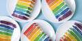 Regenbogenkuchen