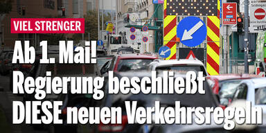 Ab 1. Mai! Regierung beschließt DIESE neuen Verkehrsregeln