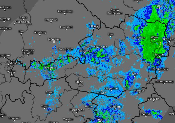 Regen- und Schneeradar