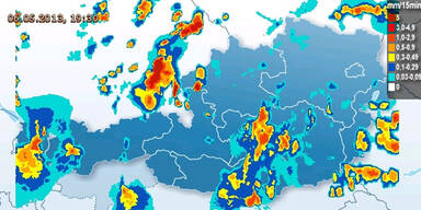 Gewitter-Warnung für Ostösterreich
