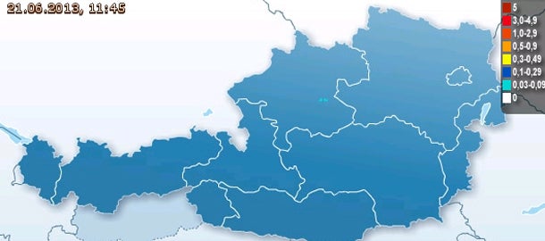 Nach Hitze folgen Regenschauer