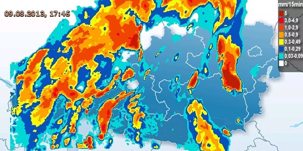 Unwetter überrollen Österreich
