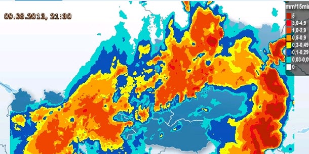 Unwetter überrollen Österreich