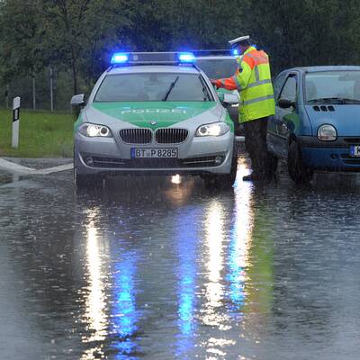 Besonders heftig fiel der Niederschlag in Bayern aus