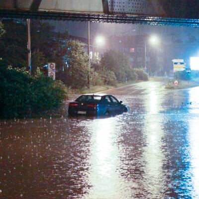 Besonders heftig fiel der Niederschlag in Bayern aus