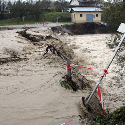 Starkregen überflutet Teile Österreichs