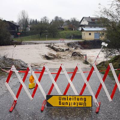 Starkregen überflutet Teile Österreichs