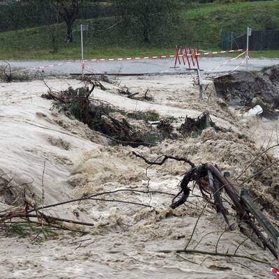 Starkregen überflutet Teile Österreichs