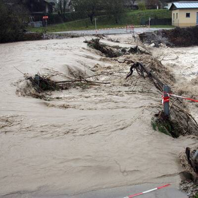 Starkregen überflutet Teile Österreichs